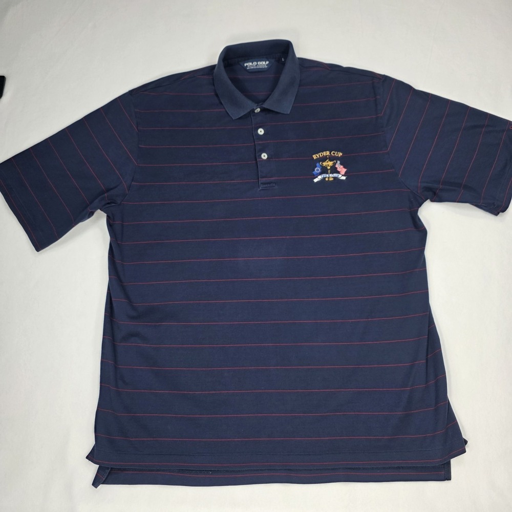 Vintage 2006 Ralph Lauren Men's Ryder Cup The K Club Golf Polo Shirt Size L